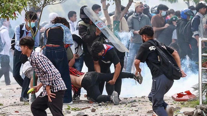 Nepal protest